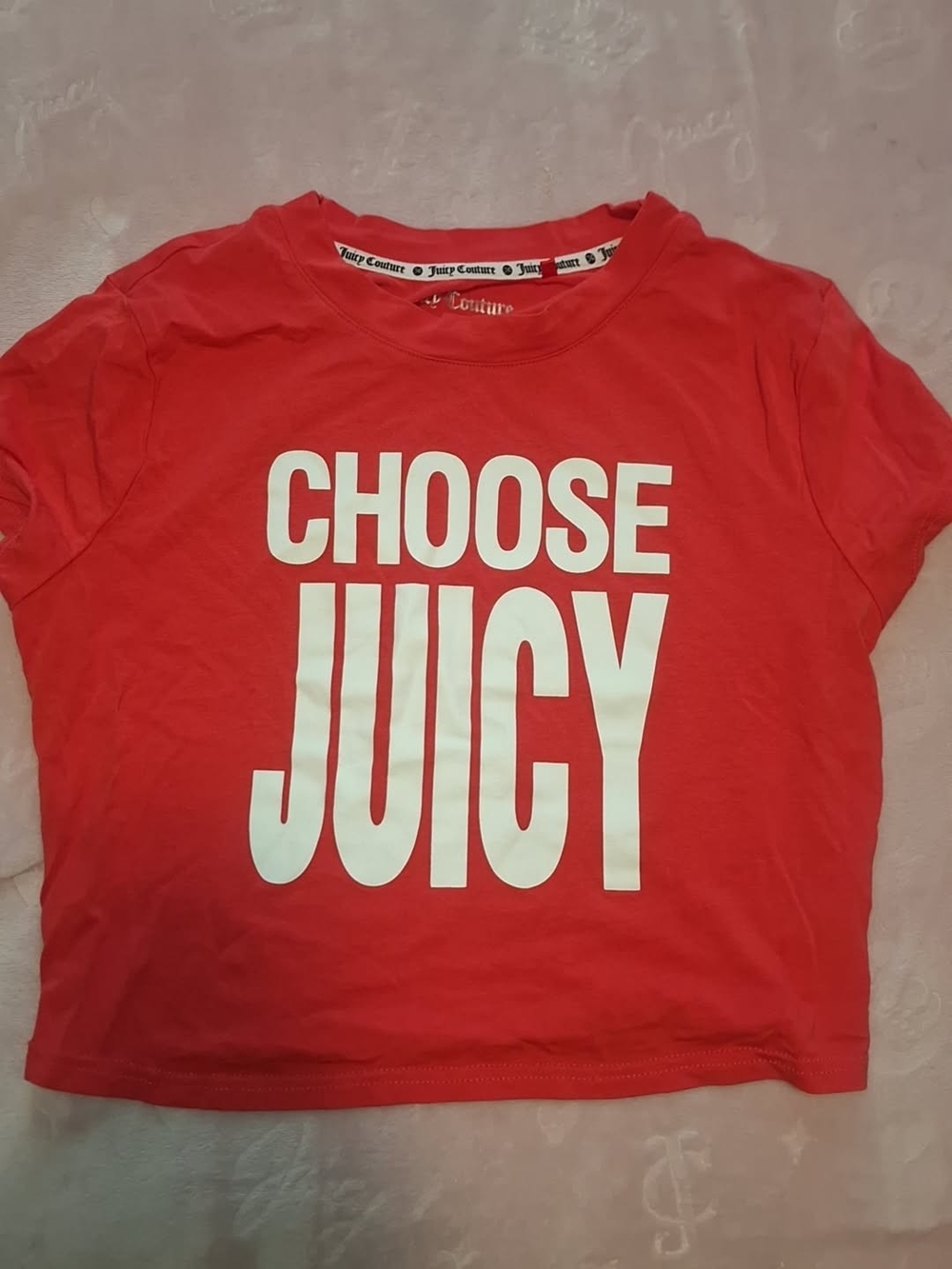 Juicy Couture Pink Graphic Tee